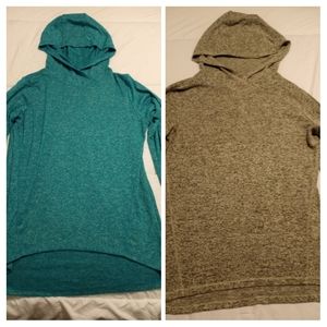 2 light hoodies for women